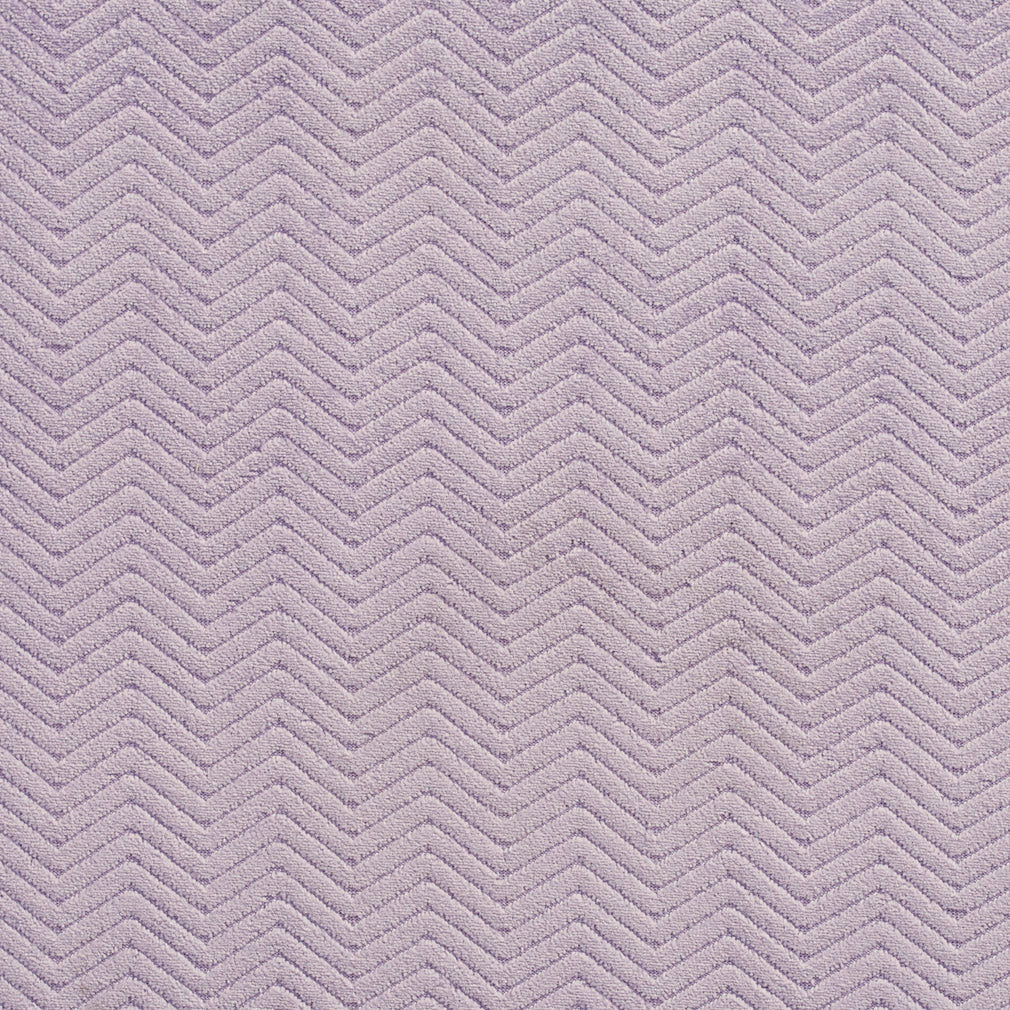 Essentials Upholstery Drapery Velvet Chevron Fabric  Lilac / 10410-10