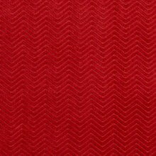 Load image into Gallery viewer, Essentials Upholstery Drapery Velvet Chevron Fabric Red / 10410-09