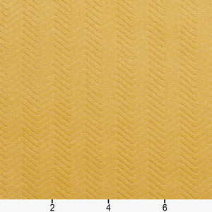 Essentials Upholstery Drapery Velvet Chevron Fabric Yellow / 10410-12