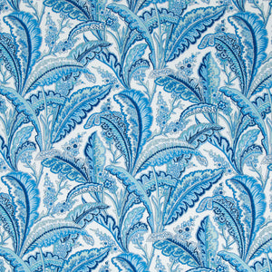 Brunschwig & Fils Clarence Paisley Fabric / Marine