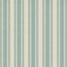 Load image into Gallery viewer, Brunschwig &amp; Fils Colmar Stripe Fabric / Aqua