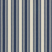 Load image into Gallery viewer, Brunschwig &amp; Fils Colmar Stripe Fabric / Denim