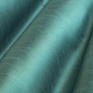 Faux Silk Aqua Blue Aquamarine Teal Sage Green Drapery Fabric