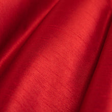 Load image into Gallery viewer, Faux Silk Copper Brown Blush Rose Coral Rusty Red Drapery Fabric