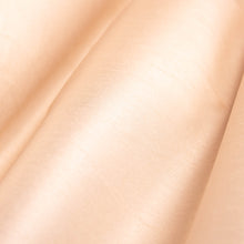 Load image into Gallery viewer, Faux Silk Copper Brown Blush Rose Coral Rusty Red Drapery Fabric