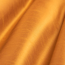 Load image into Gallery viewer, Faux Silk Old Gold Brass Rusty Brown Rusty Coral Drapery Fabric