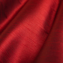 Load image into Gallery viewer, Faux Silk Cherry Red Wine Red Purple Amethyst Purple Drapery Fabric