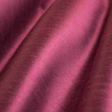 Load image into Gallery viewer, Faux Silk Cherry Red Wine Red Purple Amethyst Purple Drapery Fabric