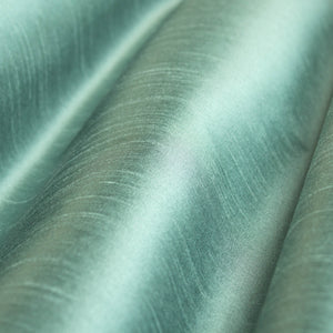 Faux Silk Aqua Blue Aquamarine Teal Sage Green Drapery Fabric