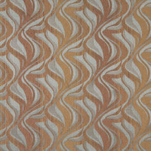 Load image into Gallery viewer, Essentials Chenille Dark Salmon Beige Gray Abstract Upholstery Fabric / Mirage