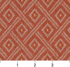 Essentials Crypton Upholstery Fabric Coral / Spice Diamond