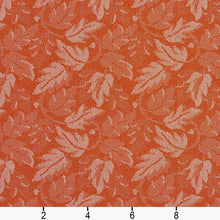 Load image into Gallery viewer, Essentials Crypton Upholstery Fabric Coral / Spice Leaf