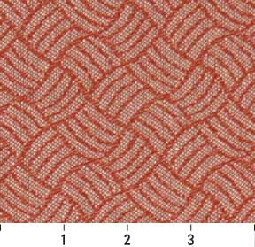 Essentials Crypton Upholstery Fabric Coral / Spice Metro