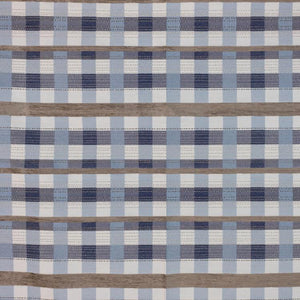 Checkered Plaid Upholstery Fabric Beige Red Green Blue Gray / RMIL13
