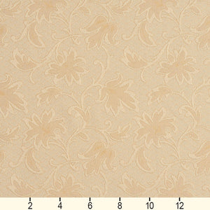 Essentials Upholstery Floral Trellis Fabric / Cream