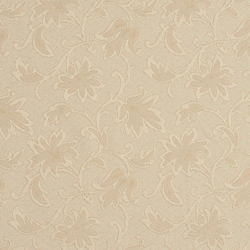 Essentials Upholstery Floral Trellis Fabric / Cream