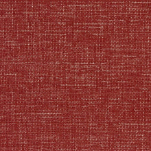 Load image into Gallery viewer, Crypton Water Stain Resistant MCM Mid Century Modern Dark Rust-Red Red White Tweed Upholstery Fabric