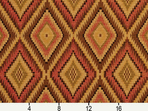 Southwestern Kilim Diamond Tapestry Beige Brown Black Pink Green Upholstery Fabric