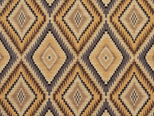 Load image into Gallery viewer, Heavy Duty Southwestern Kilim Diamond Tapestry Beige Grey Cream Brown Upholstery Fabric