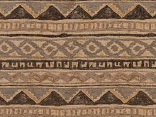 Load image into Gallery viewer, Heavy Duty Southwestern Geometric Abstract Beige Grey Charcoal Mustard Tapestry Upholstery Fabric