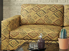 Load image into Gallery viewer, Heavy Duty Southwestern Geometric Tapestry Beige Green Brown Upholstery Fabric