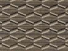 Load image into Gallery viewer, Heavy Duty Southwestern Kilim Tapestry Grey Black Cream Beige Upholstery Fabric