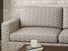 Load image into Gallery viewer, Crypton Water &amp; Stain Resistant Grey Taupe Beige Geometric Diamond Upholstery Fabric