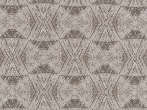 Crypton Water & Stain Resistant Grey Taupe Beige Geometric Diamond Upholstery Fabric