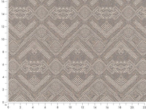 Crypton Water & Stain Resistant Grey Beige Cream Geometric Abstract Upholstery Fabric