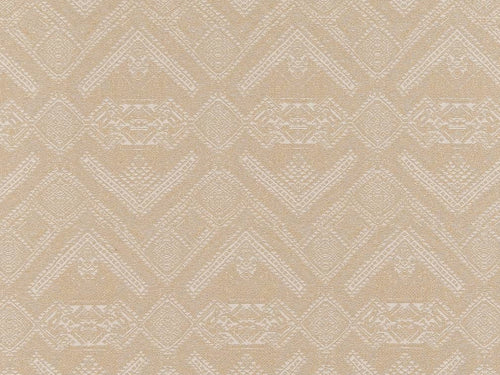 Crypton Water & Stain Resistant Taupe Off White Geometric Abstract Upholstery Fabric