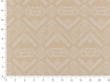 Load image into Gallery viewer, Crypton Water &amp; Stain Resistant Taupe Off White Geometric Abstract Upholstery Fabric