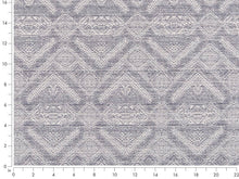 Load image into Gallery viewer, Crypton Water &amp; Stain Resistant Navy Blue Beige Cream Geometric Abstract Upholstery Fabric