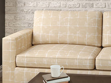 Load image into Gallery viewer, Crypton Water &amp; Stain Resistant Beige Off White Abstract Upholstery Fabric