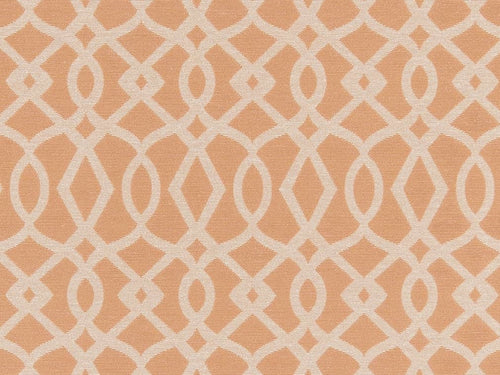 Crypton Water & Stain Resistant Blush Cream Geometric Trellis Upholstery Fabric