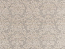 Load image into Gallery viewer, Crypton Water &amp; Stain Resistant Grey Cream Beige Damask Upholstery Fabric