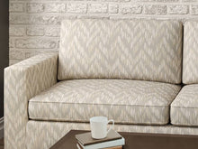 Load image into Gallery viewer, Crypton Water &amp; Stain Resistant Grey Beige Off White Abstract Upholstery Fabric