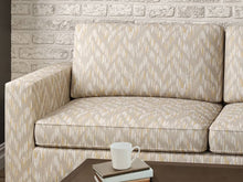Load image into Gallery viewer, Crypton Water &amp; Stain Resistant Grey Beige Cream Off White Abstract Upholstery Fabric