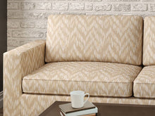 Load image into Gallery viewer, Crypton Water &amp; Stain Resistant Blush Beige Cream Off White Abstract Upholstery Fabric