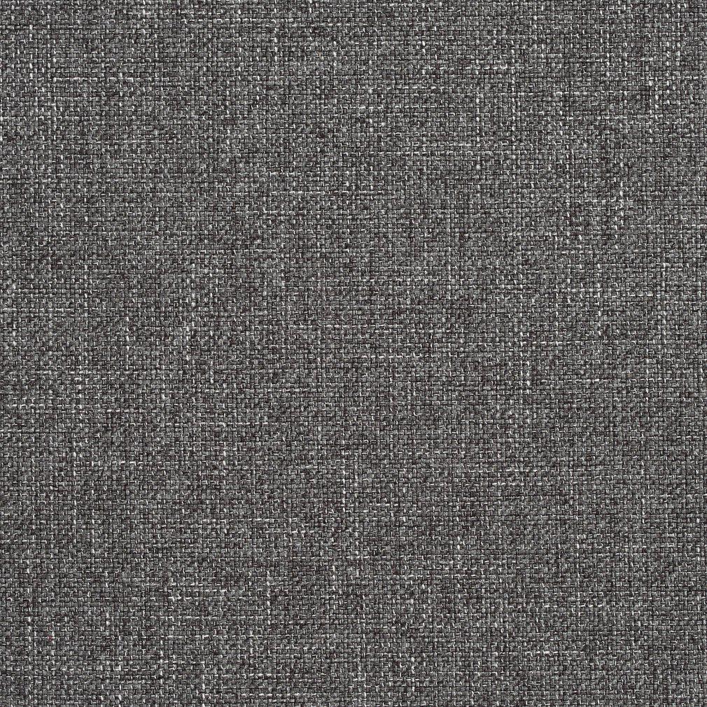 D836 Charcoal Grey White Tweed Upholstery Drapery Fabric