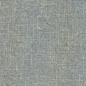 D851 French Blue Cream Black Tweed Chenille Upholstery Drapery Fabric