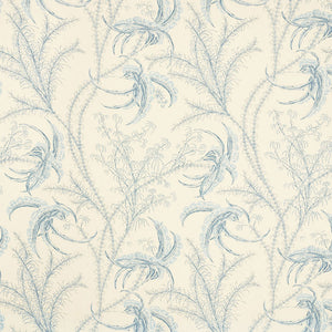 SCHUMACHER OCEAN TOILE FABRIC / DELFT