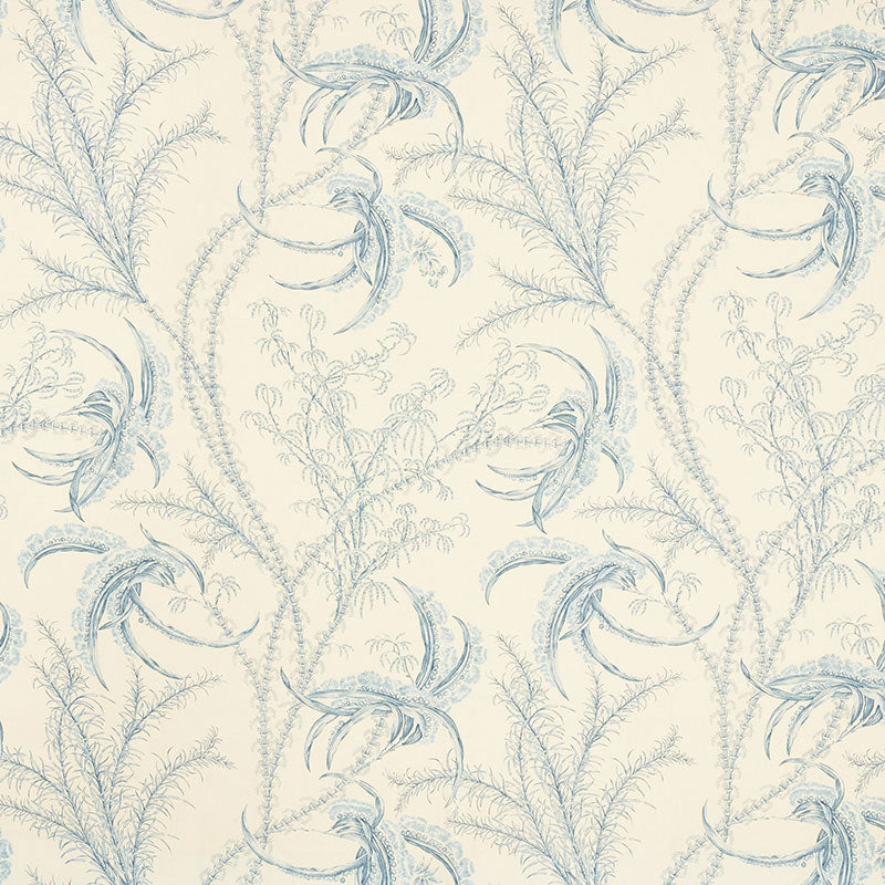 SCHUMACHER OCEAN TOILE FABRIC / DELFT