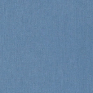 SCHUMACHER LANGE GLAZED LINEN FABRIC / DELFT