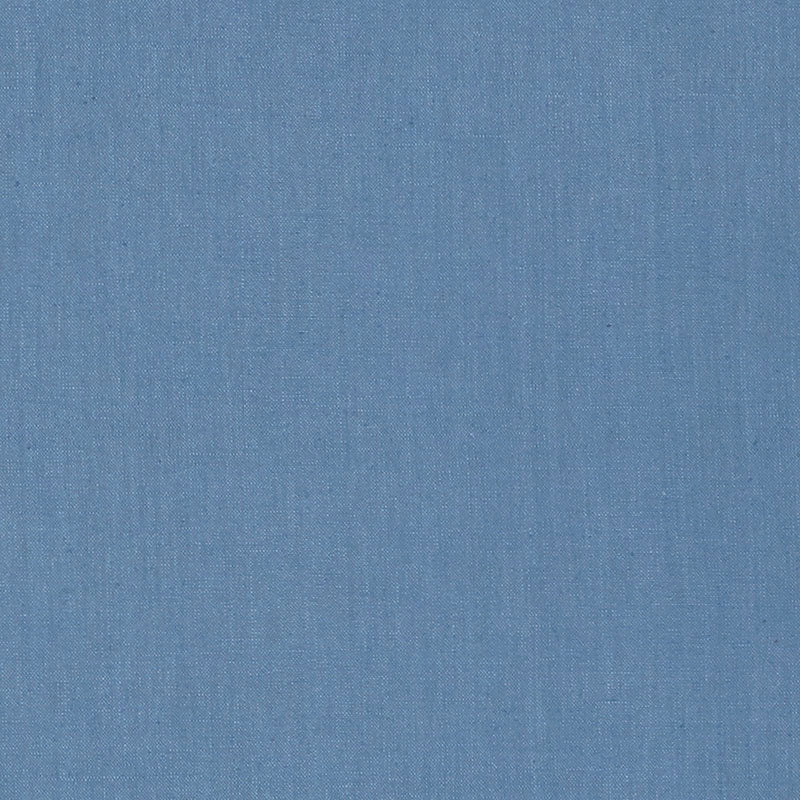 SCHUMACHER LANGE GLAZED LINEN FABRIC / DELFT