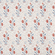 Load image into Gallery viewer, SCHUMACHER KHILANA FLORAL FABRIC / DELFT &amp; ROSE