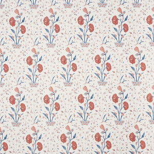 SCHUMACHER KHILANA FLORAL FABRIC / DELFT & ROSE