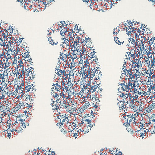 SCHUMACHER SHIRALA PAISLEY FABRIC / DELFT & ROSE
