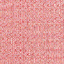 Load image into Gallery viewer, SCHUMACHER DIAMOND STRIE FABRIC / PINK &amp; ORANGE