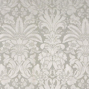 SCHUMACHER COLETTE DAMASK FABRIC / DOVE