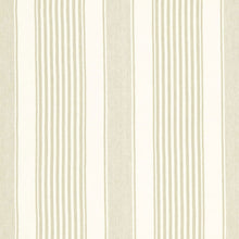 Load image into Gallery viewer, SCHUMACHER SUMMERVILLE LINEN STRIPE FABRIC / DUNE